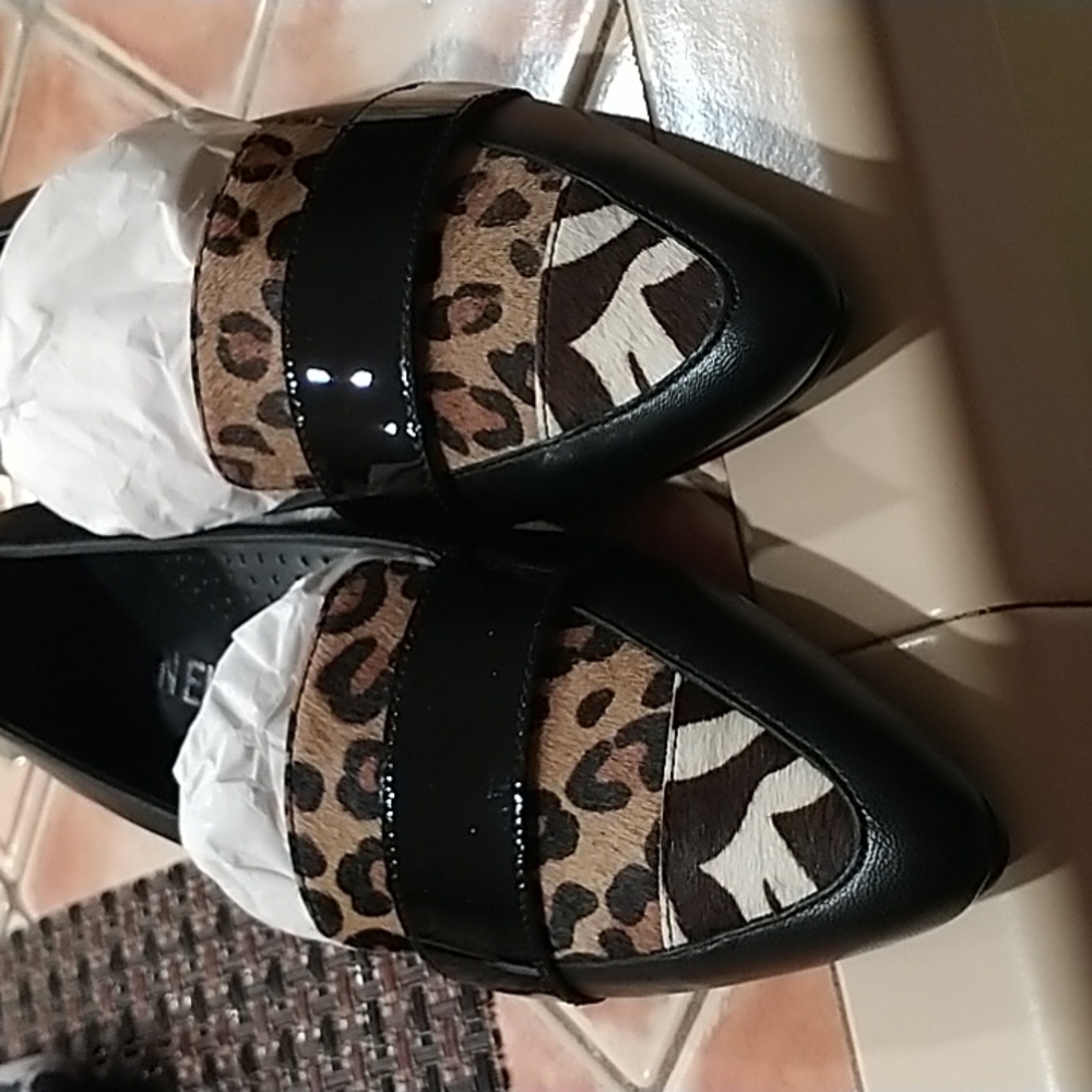 Vaneli animal print  shoes